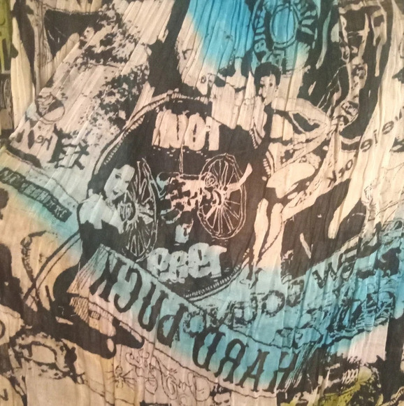 Unbranded Pin Up Hard Luck Retro Light Weight Scarf - Picture 3 of 3